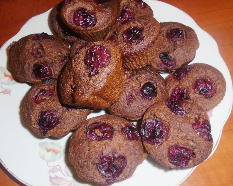 Gyümölcsös muffin
